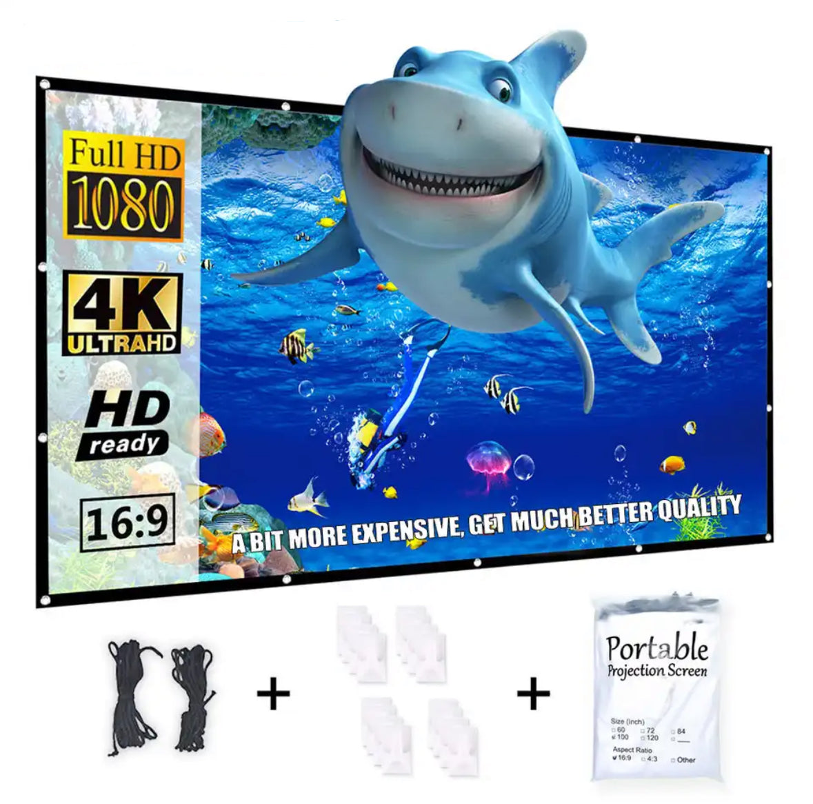 UHD Heimkino Leinwand für Beamer
