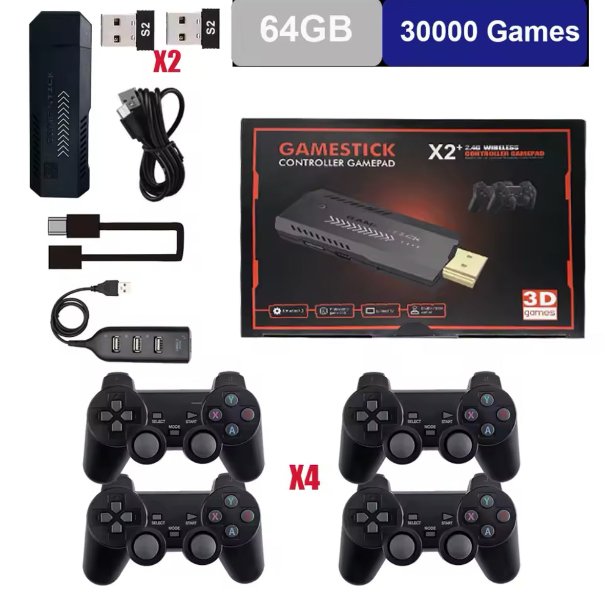 4K UHD Retro Spiel Konsole