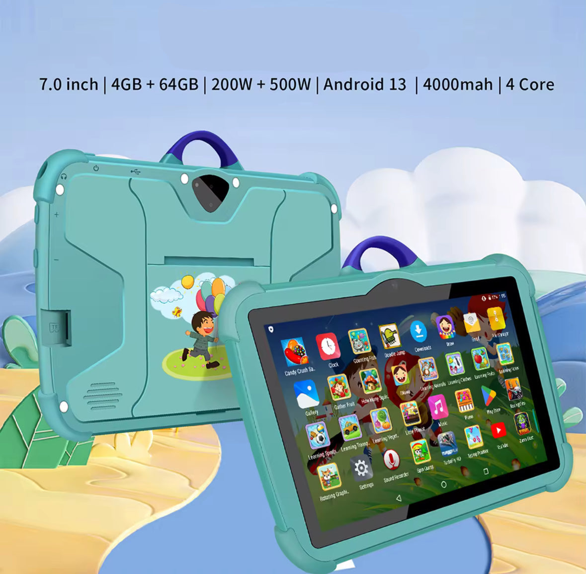 Kinder Tablet für Pädagogisches Lernen