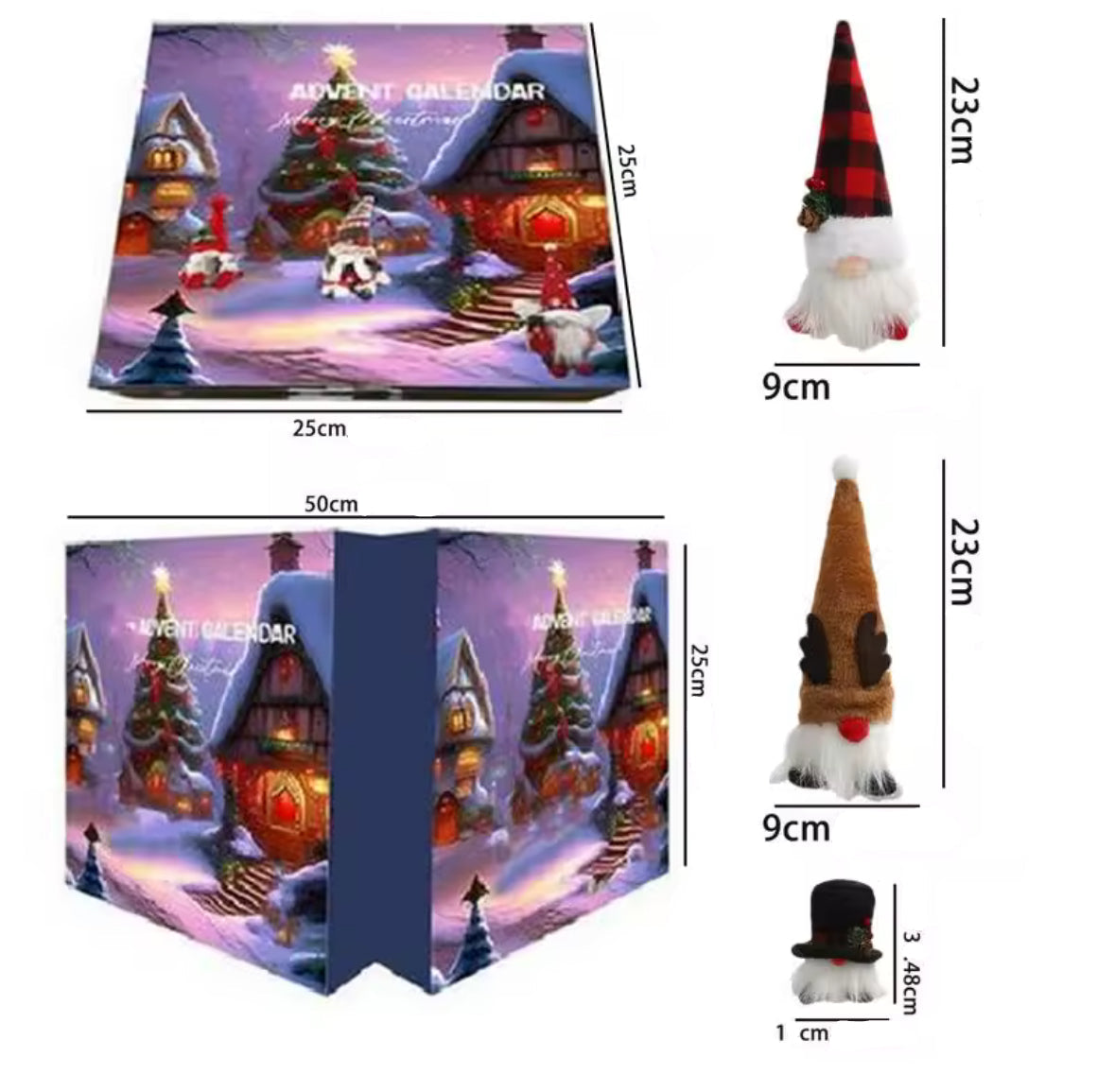 LED Wichtel Adventskalender