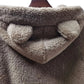 Flauschiger Plüsch Teddy Hoodie