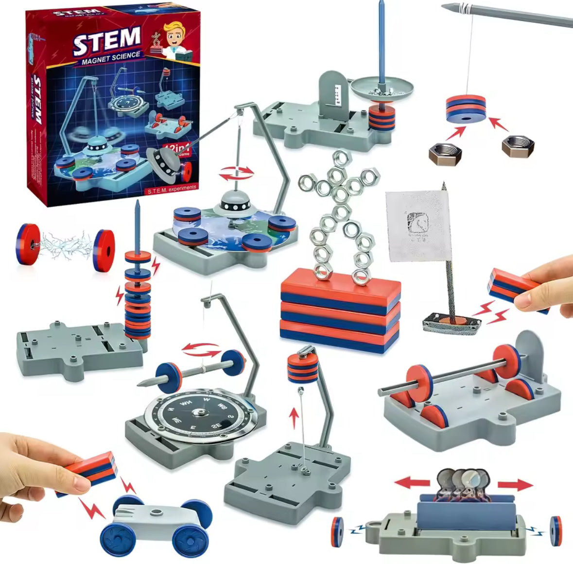 12 in 1 Magnetisches Wissenschafts Spiel