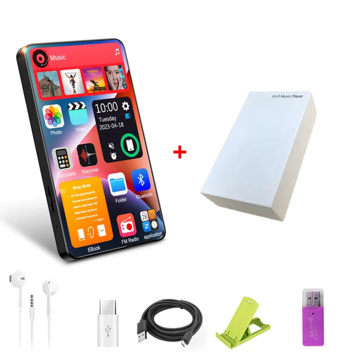 Multifunktionaler Smart Touch MP3 Player