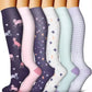 6 Paar Farbige Kompressions Socken
