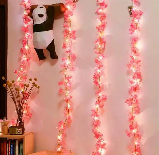 Dekorative LED Blumen Lichterkette