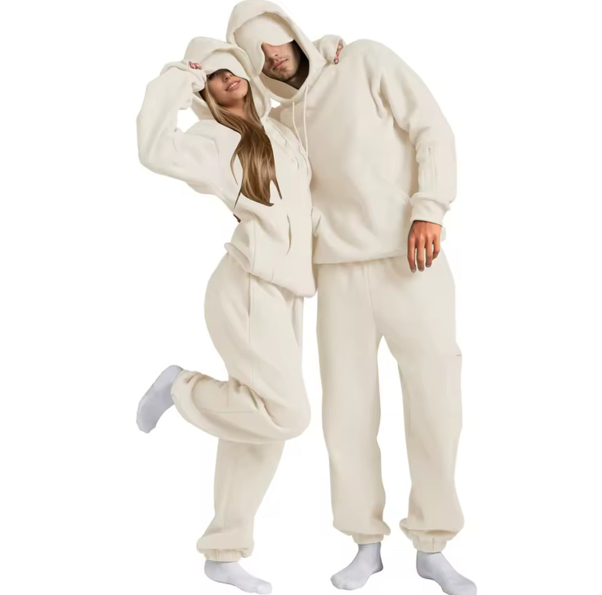 Reise Pullover mit Schlafmaske