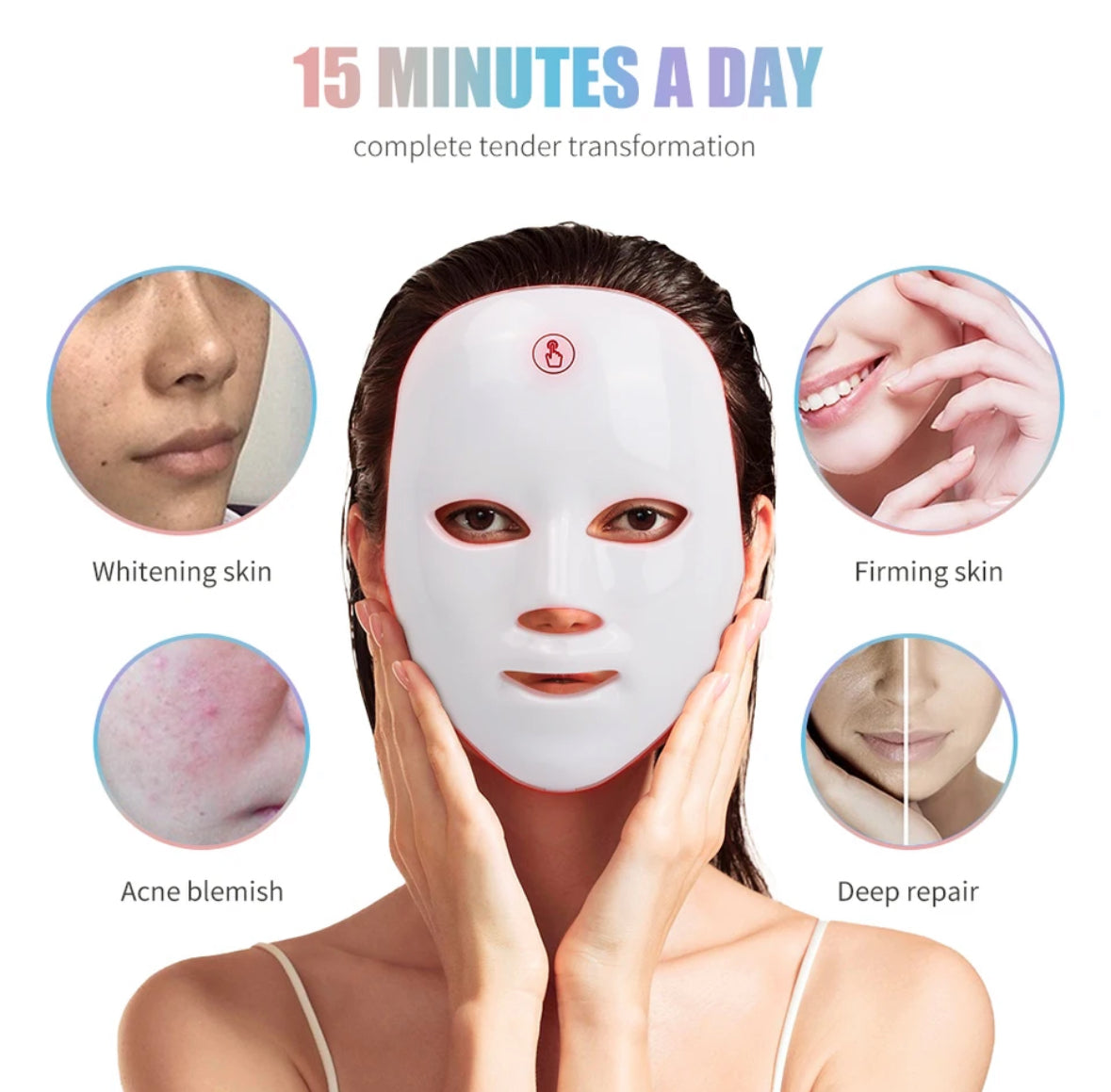 Beautymask™  LED Photonen Therapie Schönheitsmaske