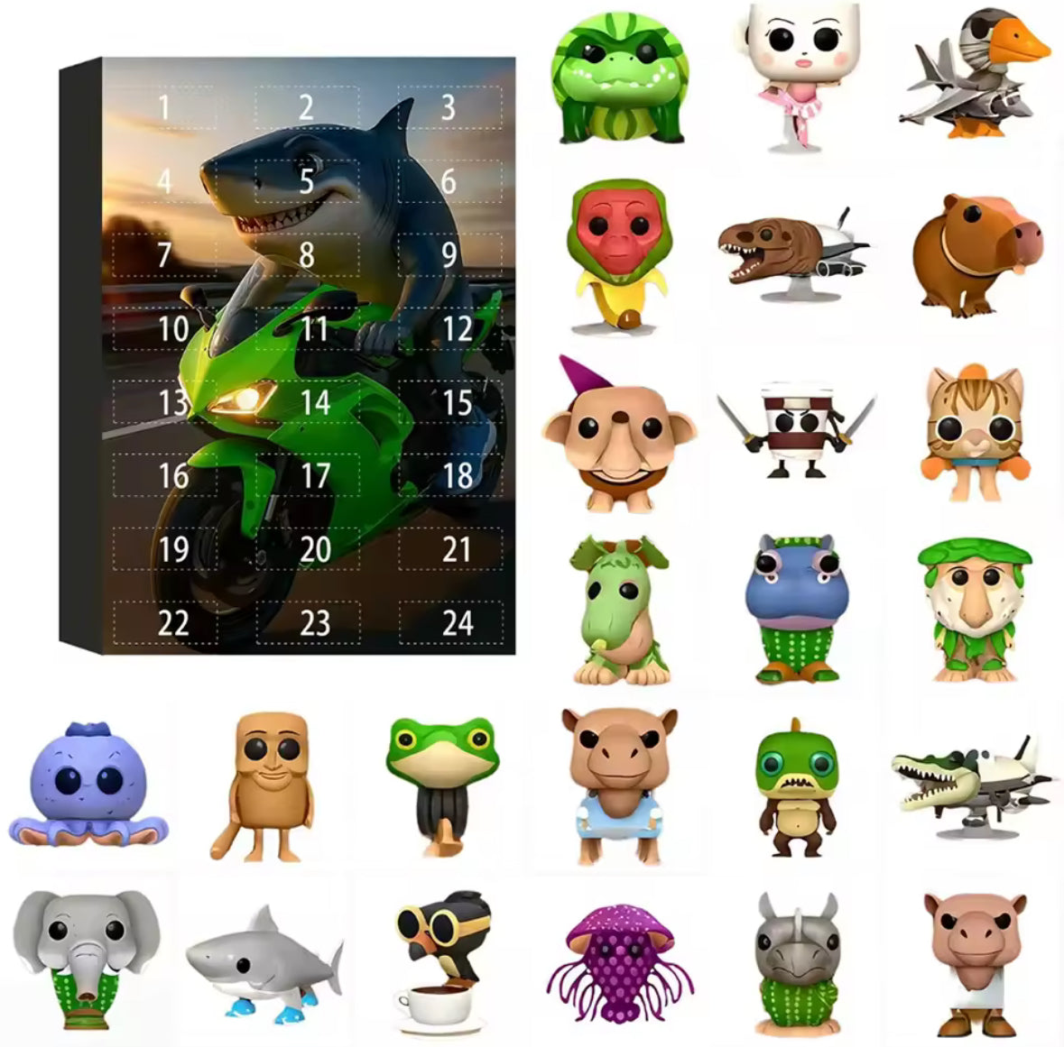 Brainrot Meme Figuren Adventskalender