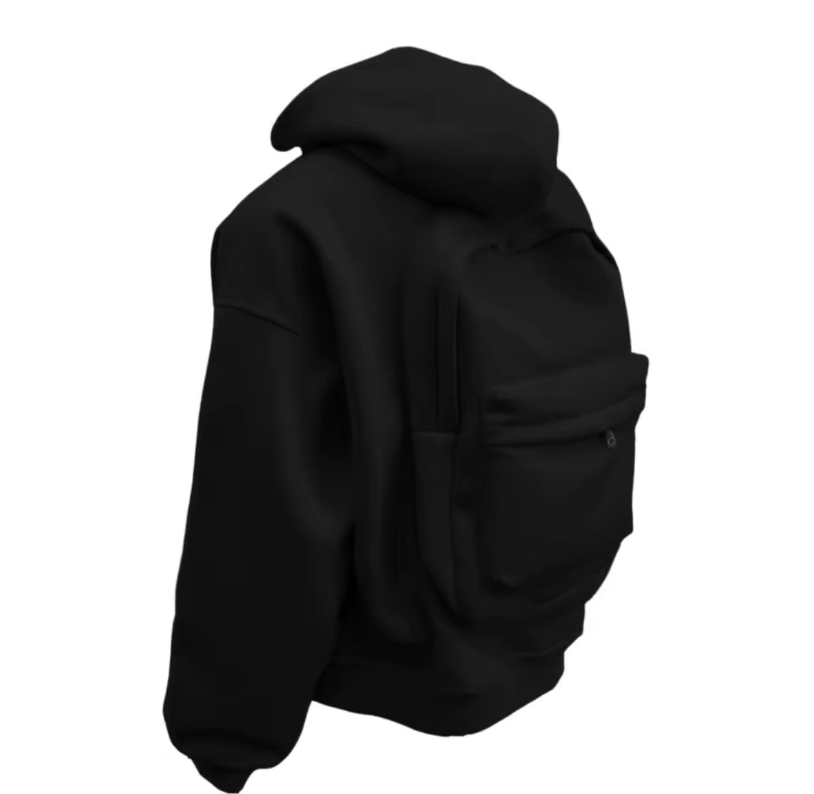Rucksack Reissverschluss Sweatshirt