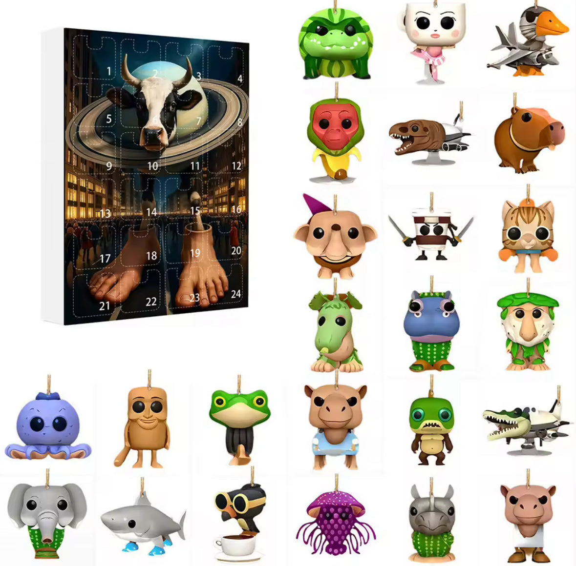 Brainrot Meme Figuren Adventskalender