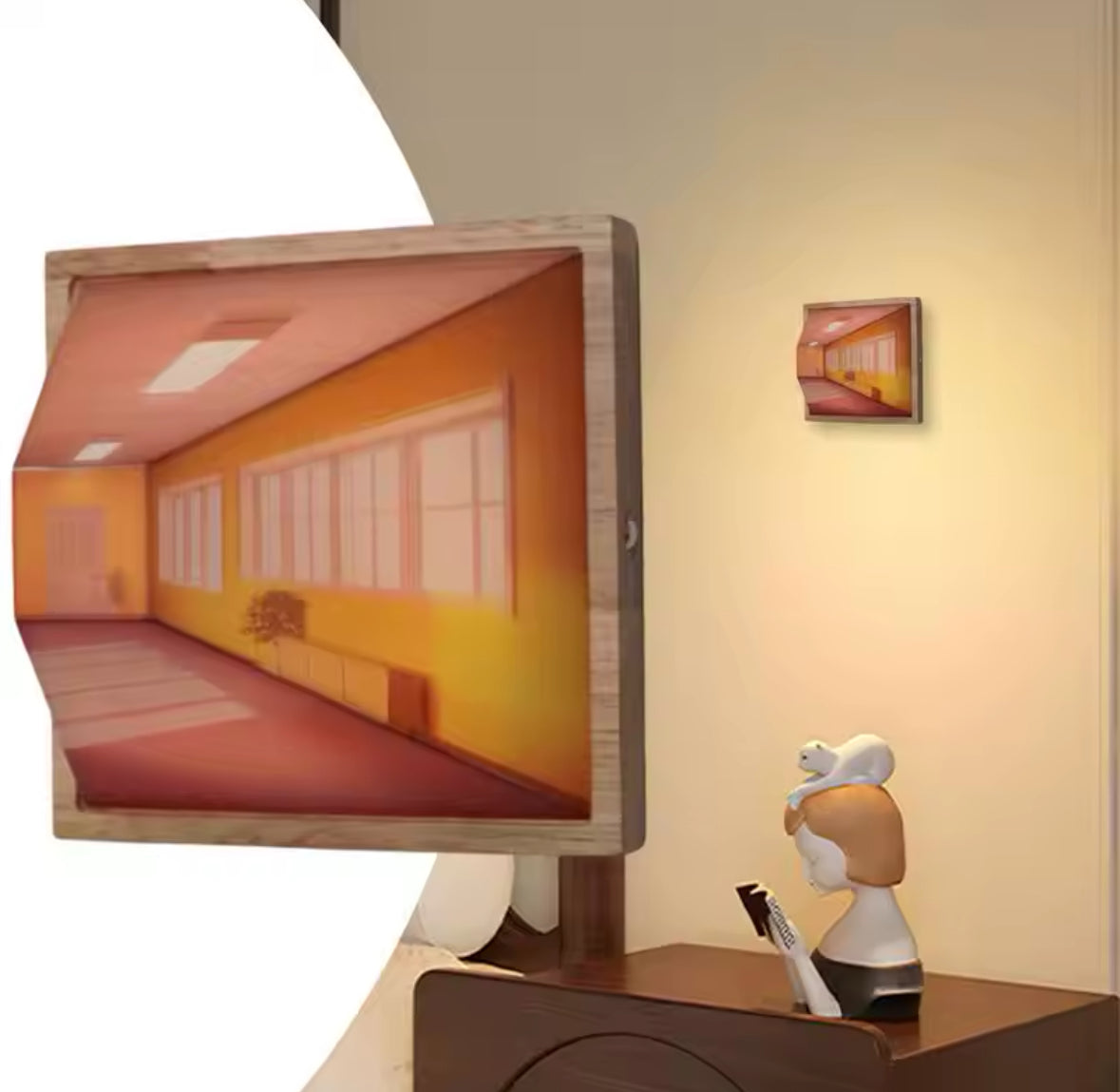 3D Illusions LED Gemälde Lampe