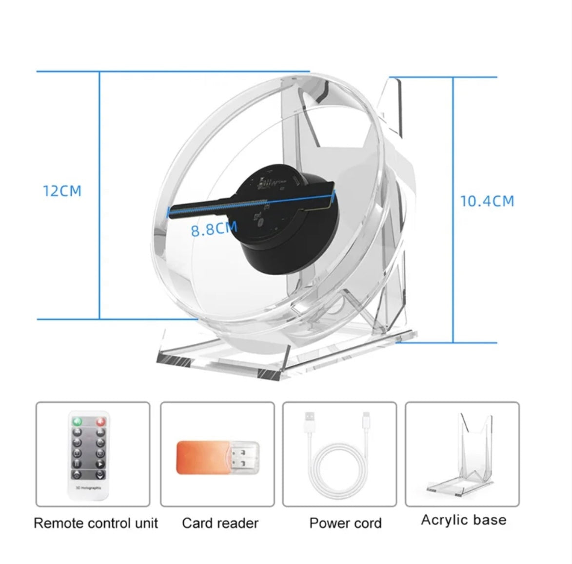 3D Hologramm LED Projektor