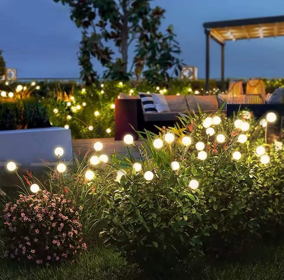 Solarbetriebene Outdoor LED Lichter Bündel Dekoration