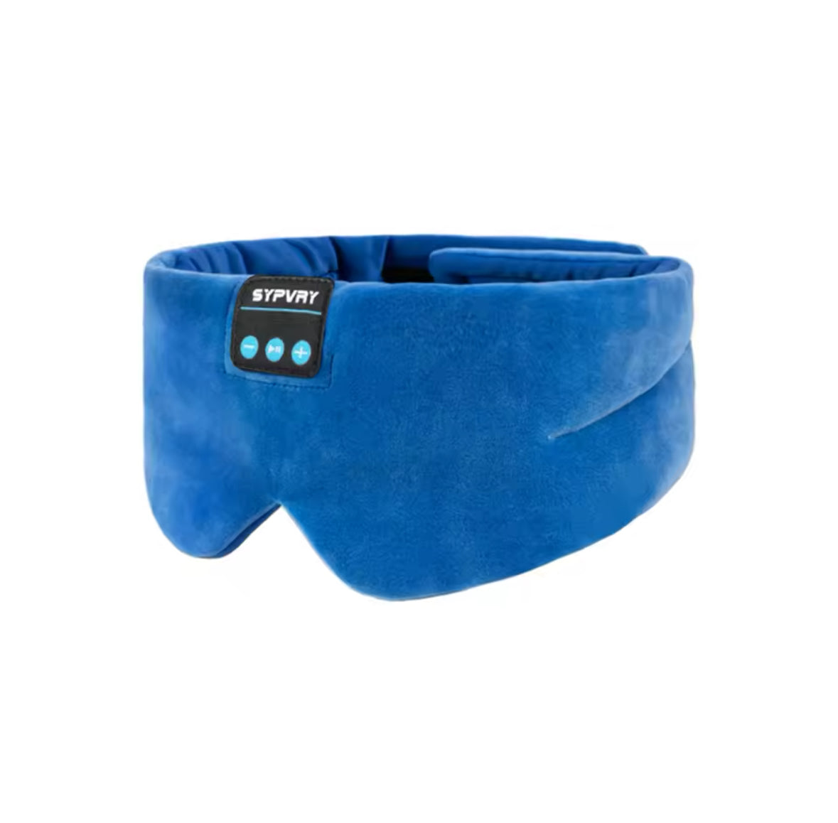 Seidene Plüsch Schlaf Maske mit Kopfhörern