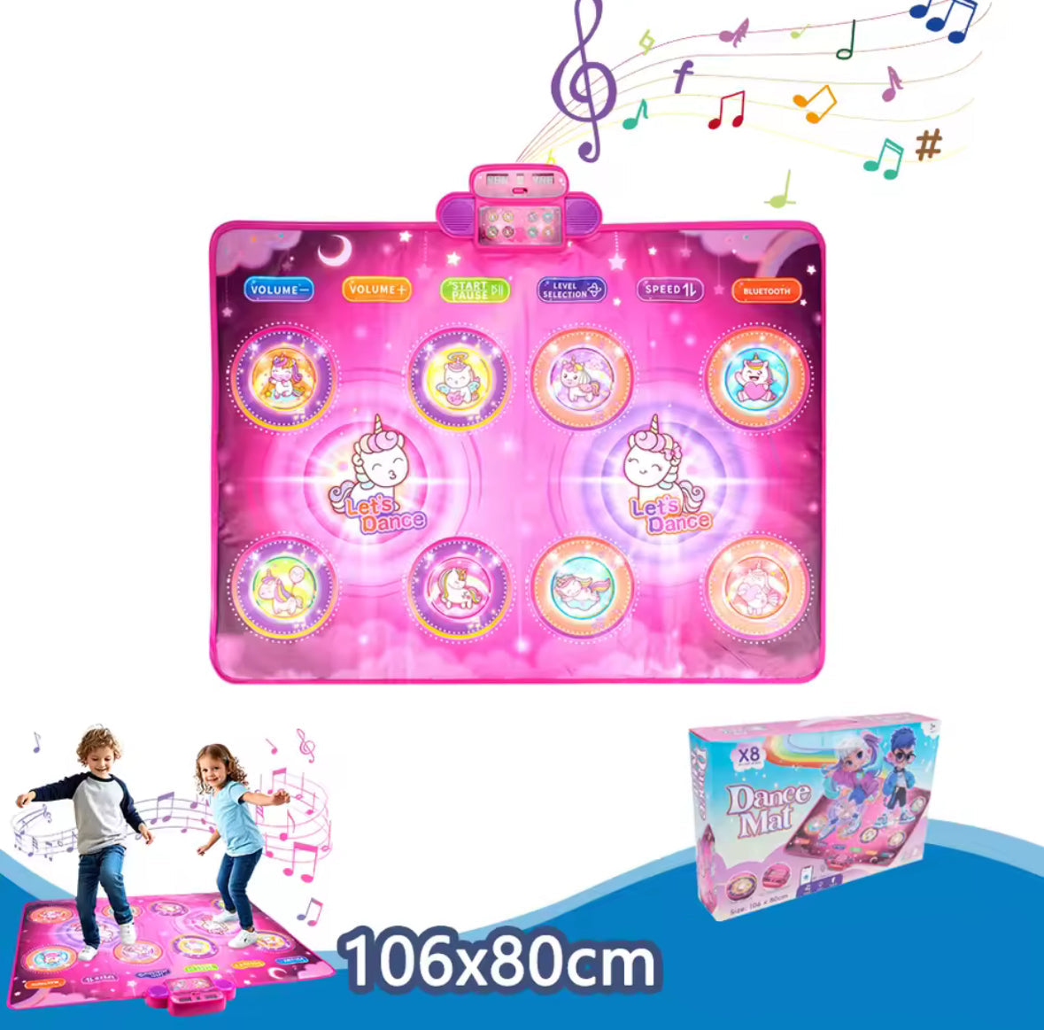 Elektrische 2 Spieler Tanz Matte