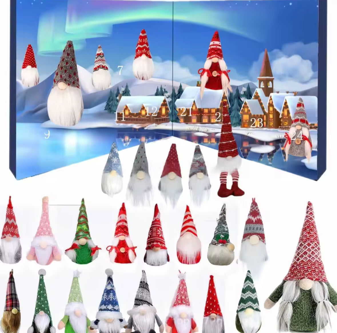 LED Wichtel Adventskalender