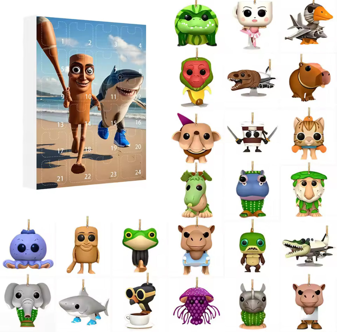 Brainrot Meme Figuren Adventskalender