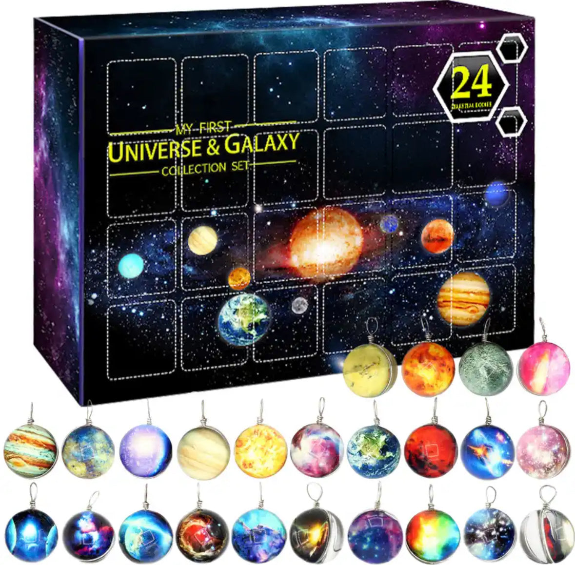 Planeten Anhänger Adventskalender