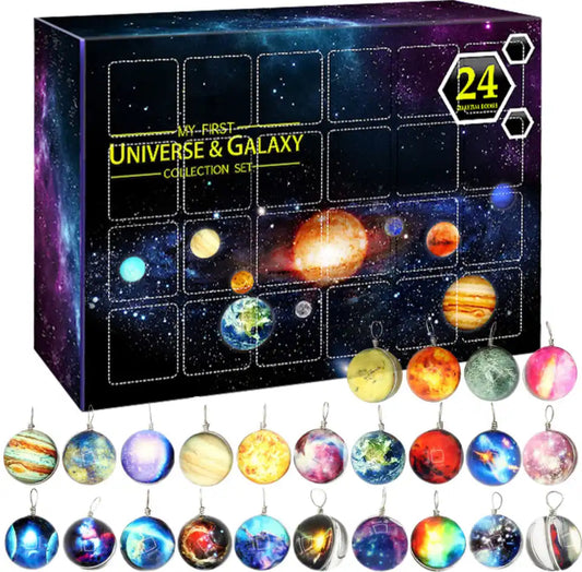 Planeten Anhänger Adventskalender