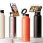Thermo Trinkflasche mit Handy Halterung