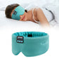 Seidene Plüsch Schlaf Maske mit Kopfhörern