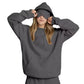 Reise Pullover mit Schlafmaske