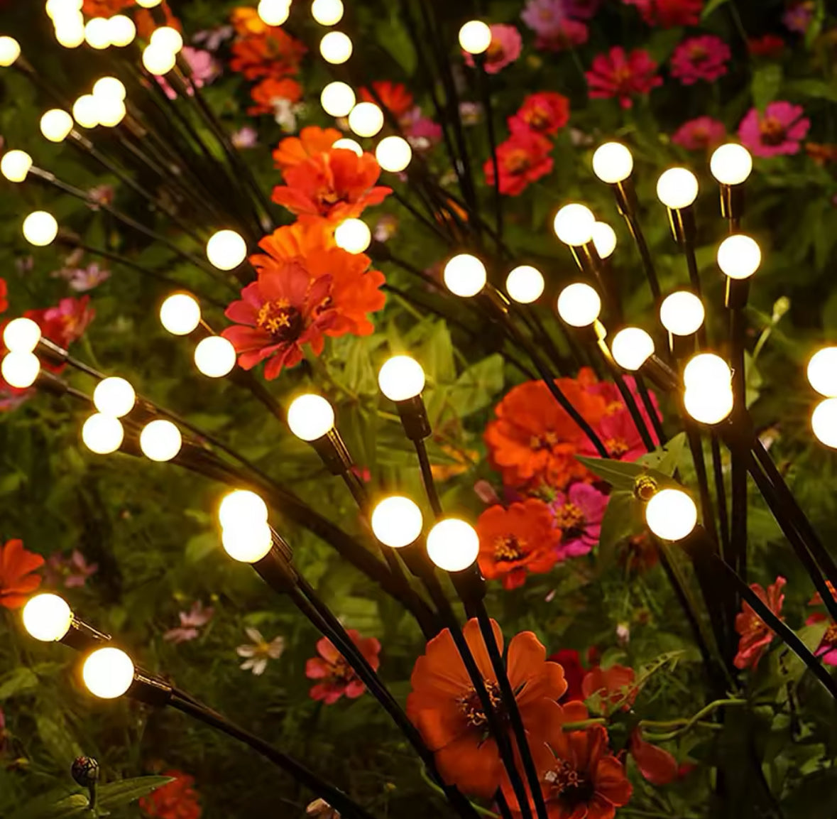 Solarbetriebene Outdoor LED Lichter Bündel Dekoration