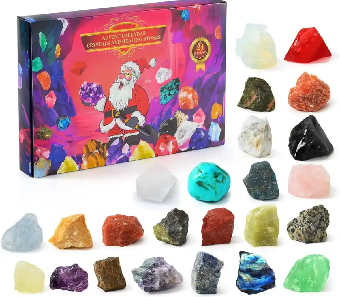 Edelstein Kristall Adventskalender