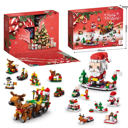 XXL Baustein Figuren Adventskalender