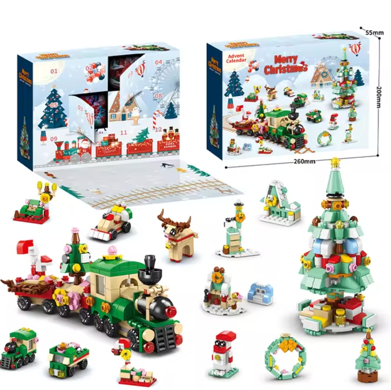 XXL Baustein Figuren Adventskalender