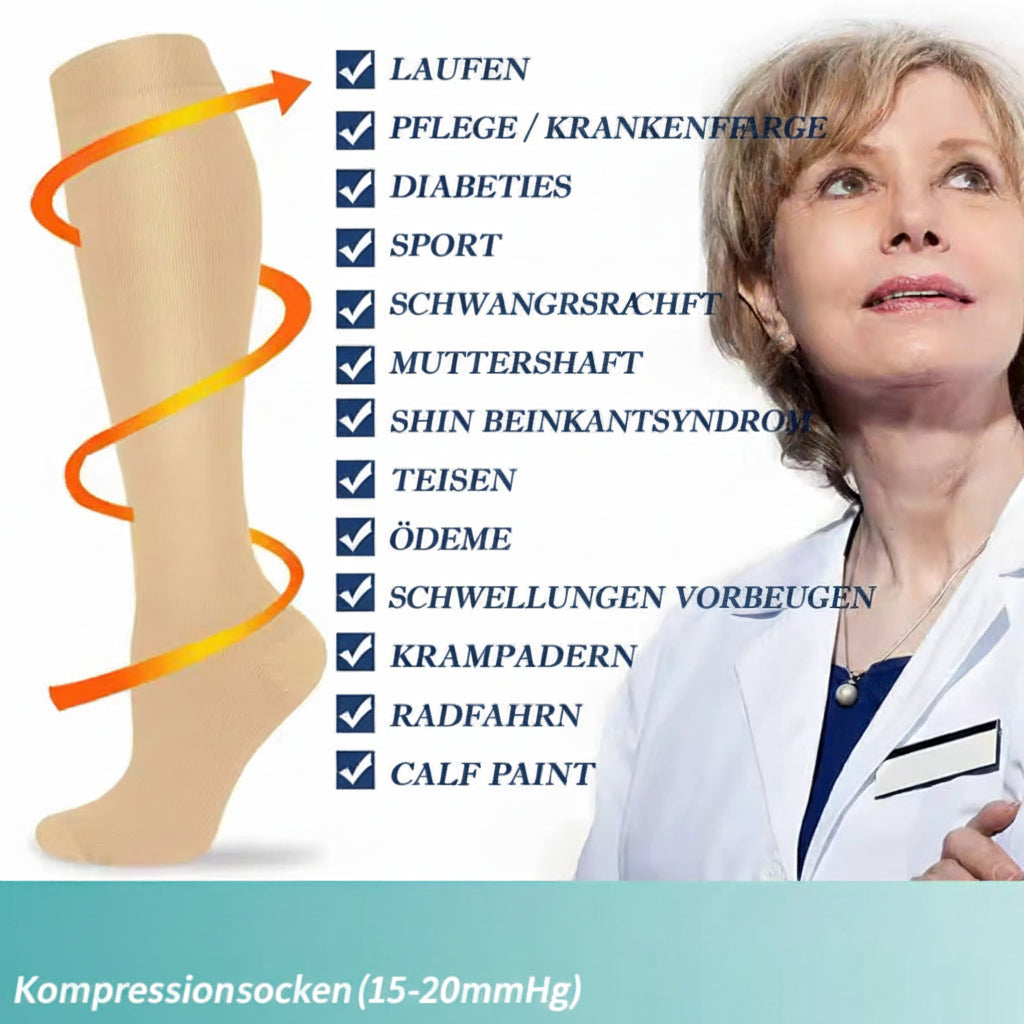 Unisex Kompressions Socken