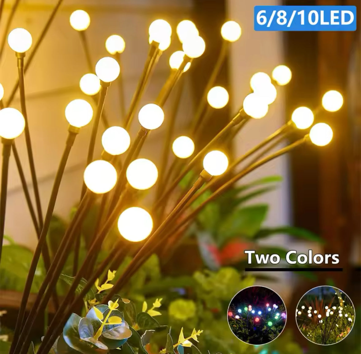 Solarbetriebene Outdoor LED Lichter Bündel Dekoration