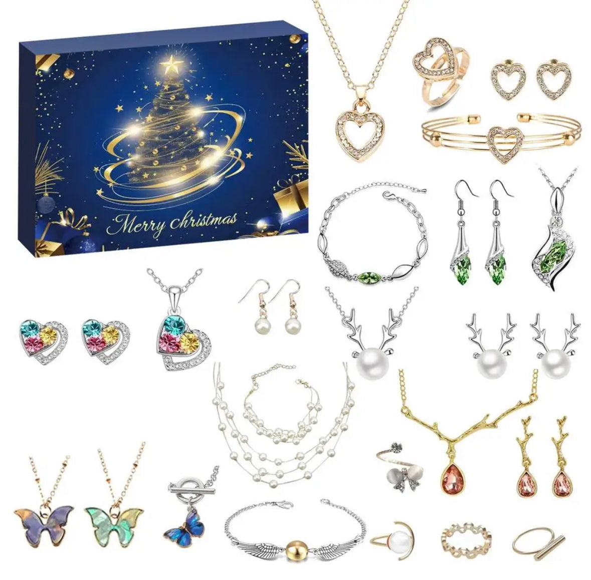 Nickelfreier Schmuck Adventskalender