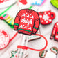Strohhalm Deckel Adventskalender