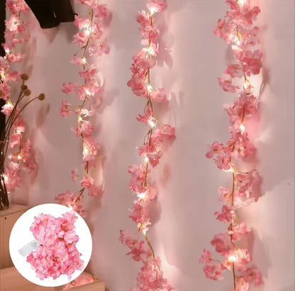 Dekorative LED Blumen Lichterkette