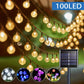 Solar Outdoor Kristall LED Lichterkette