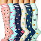 6 Paar Farbige Kompressions Socken