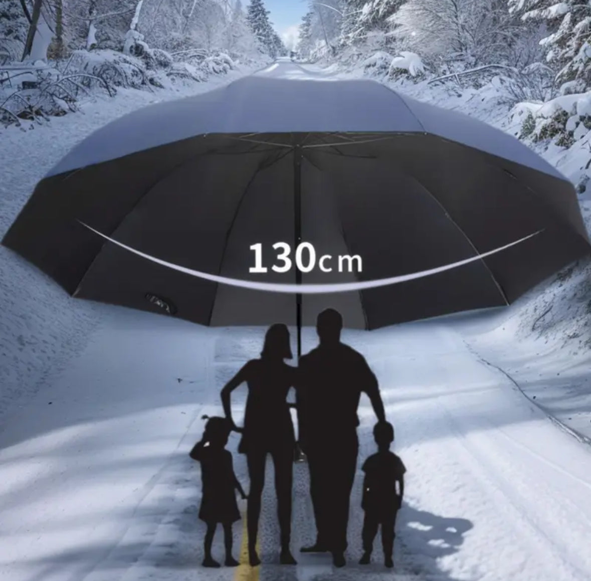 XXL 3-Personen Regenschirm