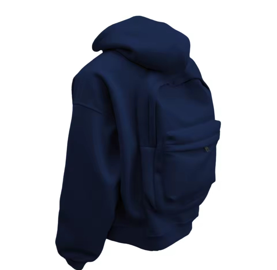 Rucksack Reissverschluss Sweatshirt
