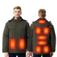 Beheizbare Wärme Winterjacke