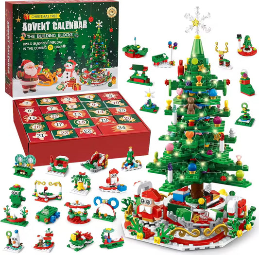 XXL LED Baustein Spass Adventskalender