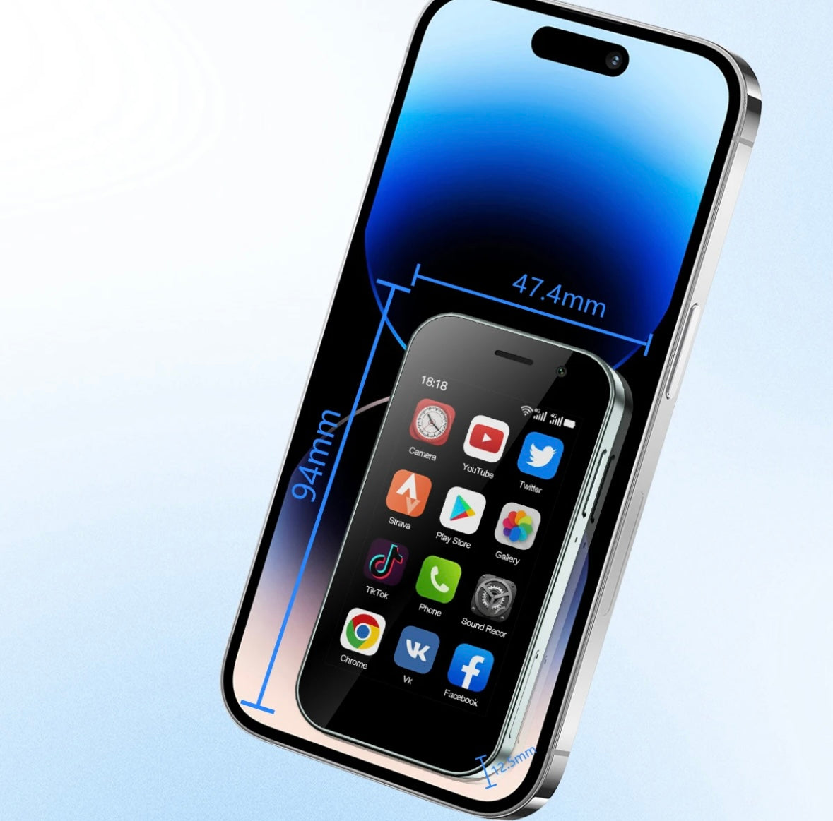 MINI Smart Phone 9000 Pro mit Gesichtserkennung