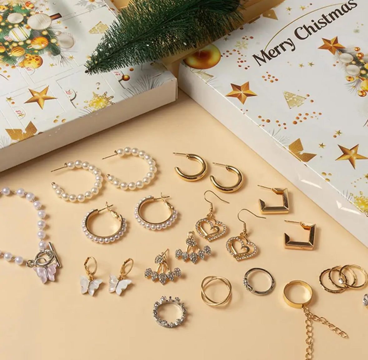 Nickelfreier Schmuck Adventskalender