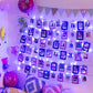 Leuchtende LED Foto Klammern Lichterkette
