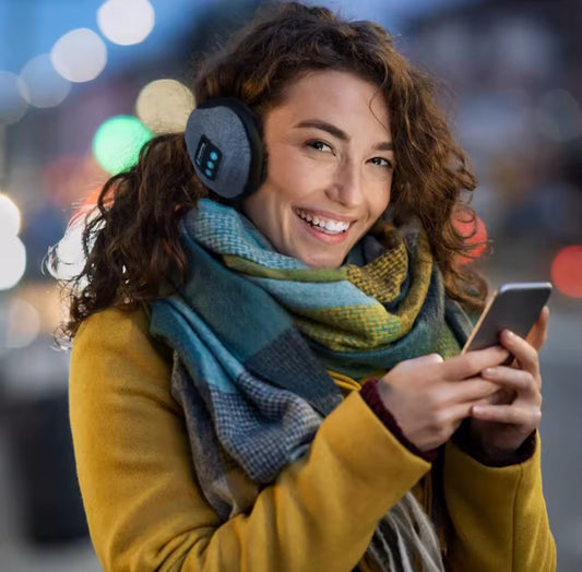 Flauschige Ohrenwärmer Kopfhörer