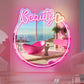 LED Neon Beauty Spiegel