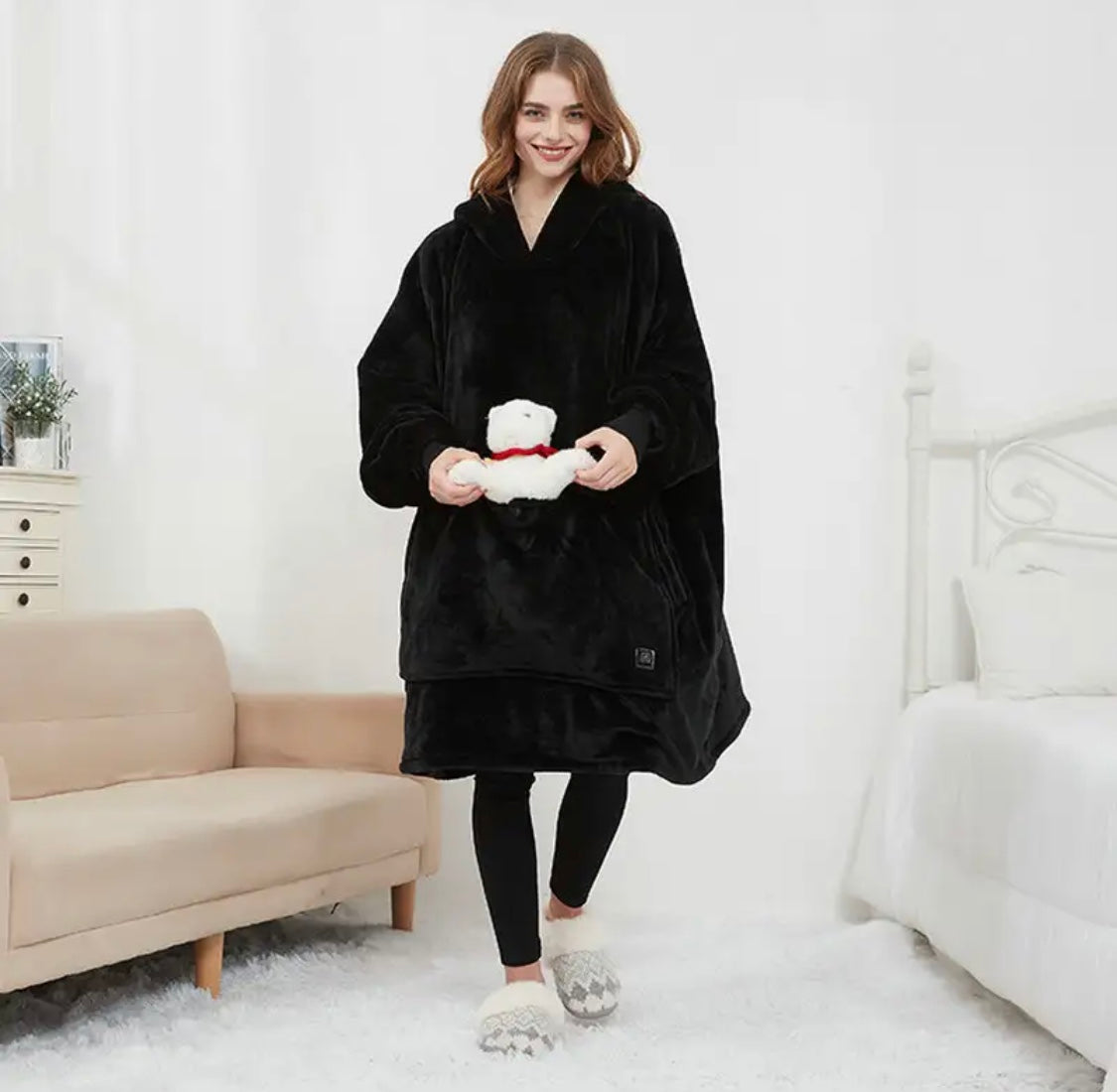 Flauschiger Kuschelpullover