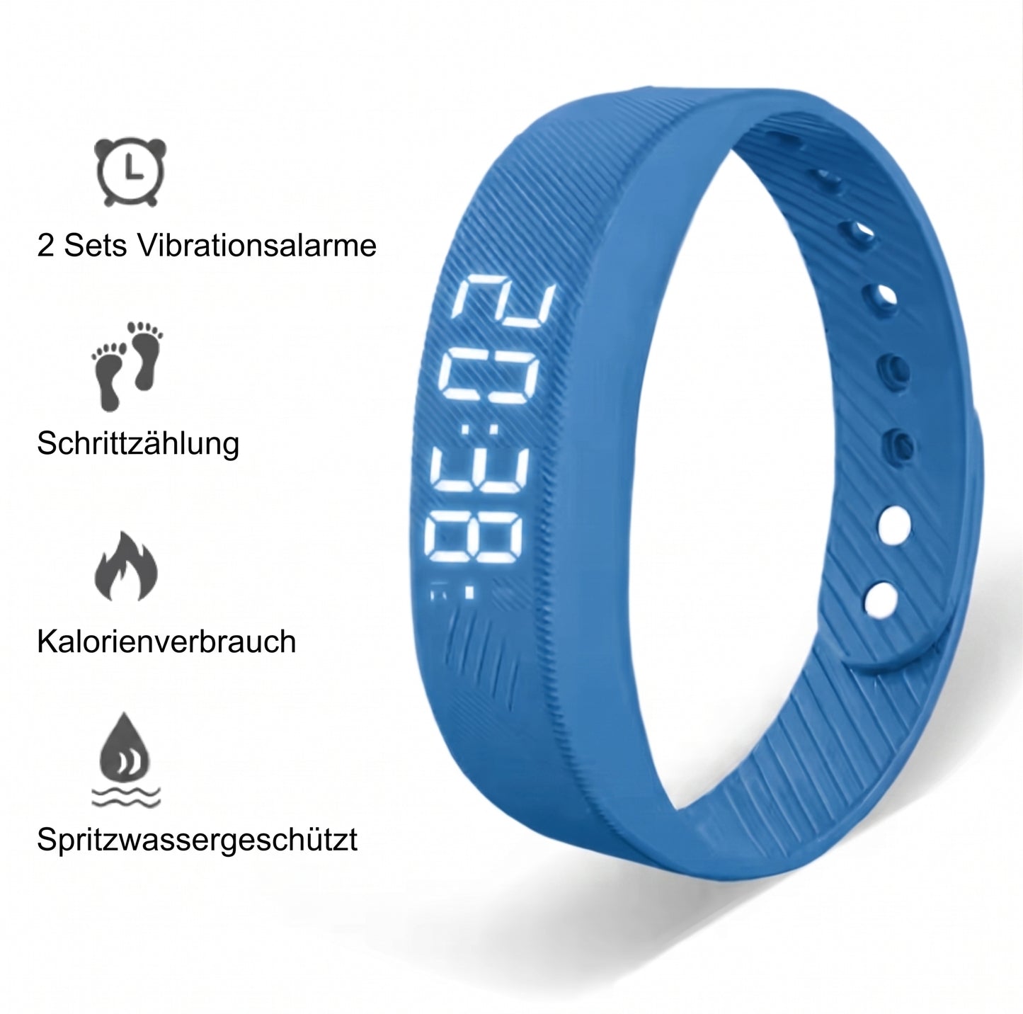 Smart Tracking Vibrations Wecker Armband mit Zeitangabe