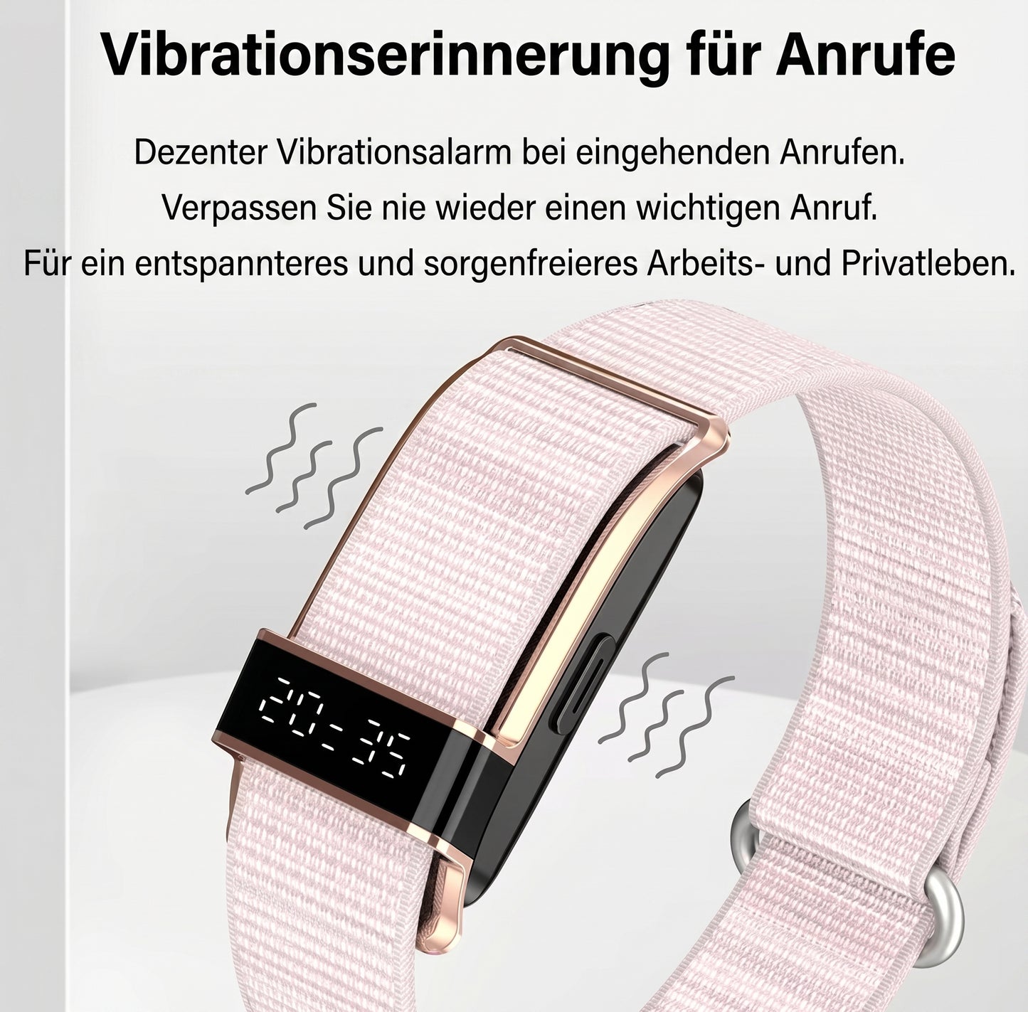 Smart Fitness Tracker mit Zeitangabe