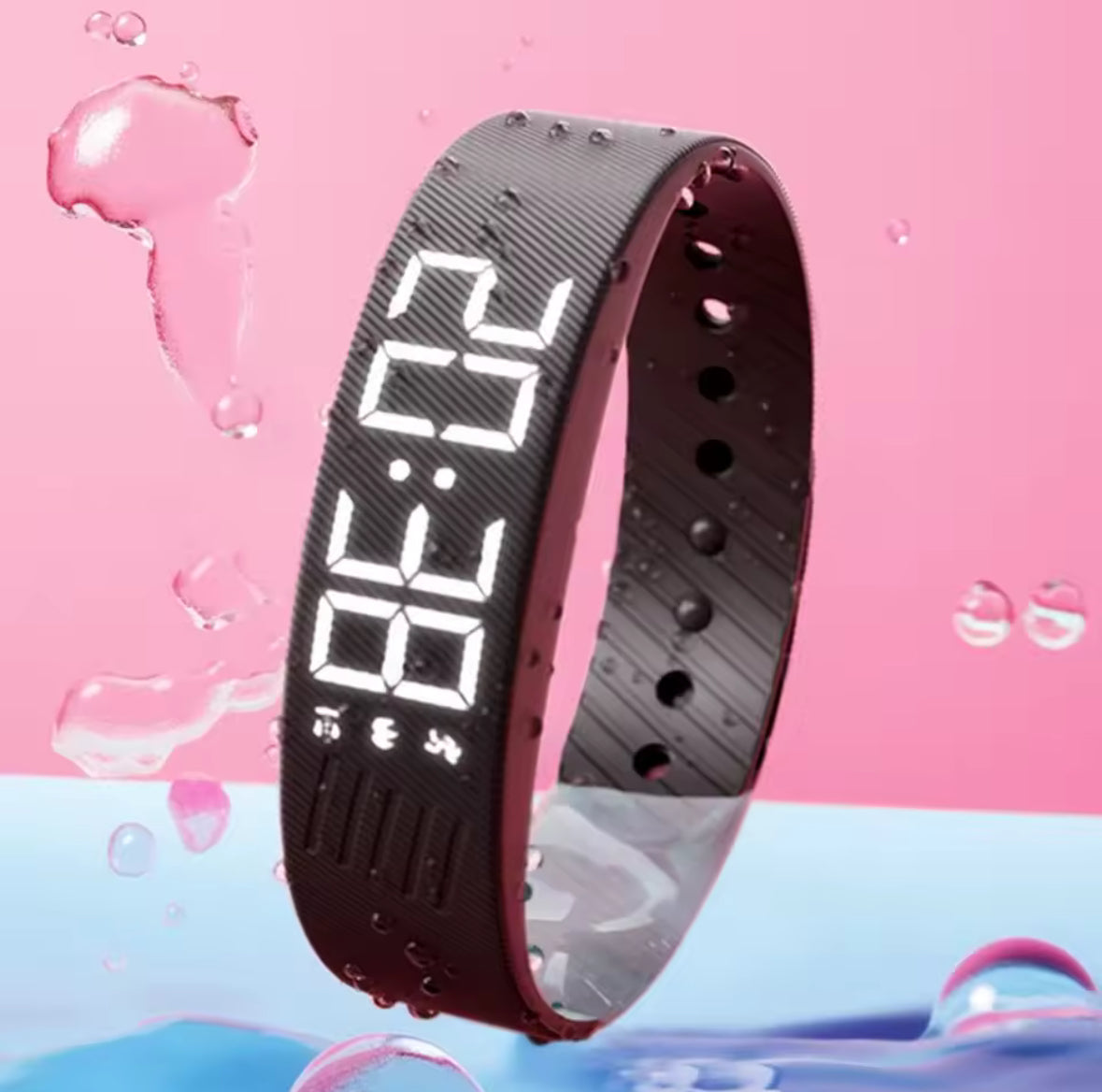 Smart Tracking Vibrations Wecker Armband mit Zeitangabe